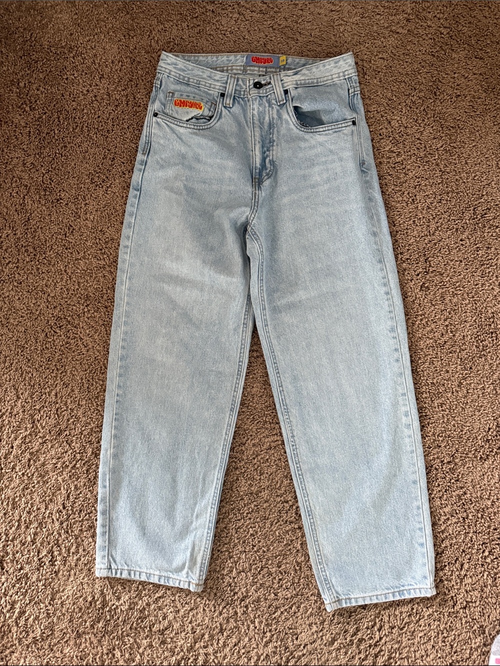 Empyre Light Blue Relaxed Straight Men's Jeans
